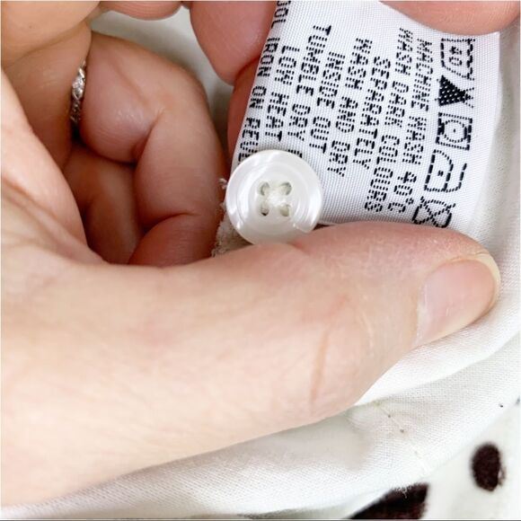 Mini Boden Black and White Spotted Dalmation Print Velour Pants Adjustable Waist - Picture 11 of 14